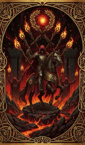 Sechs der Stäbe