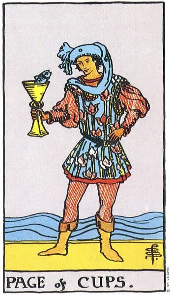 Page of Cups Tarot Card