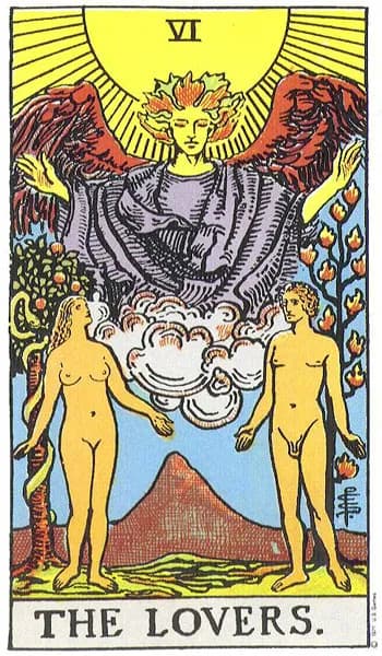The Lovers — the card of sacred choice in matters of the heart